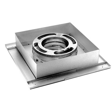 wood stove ceiling support box